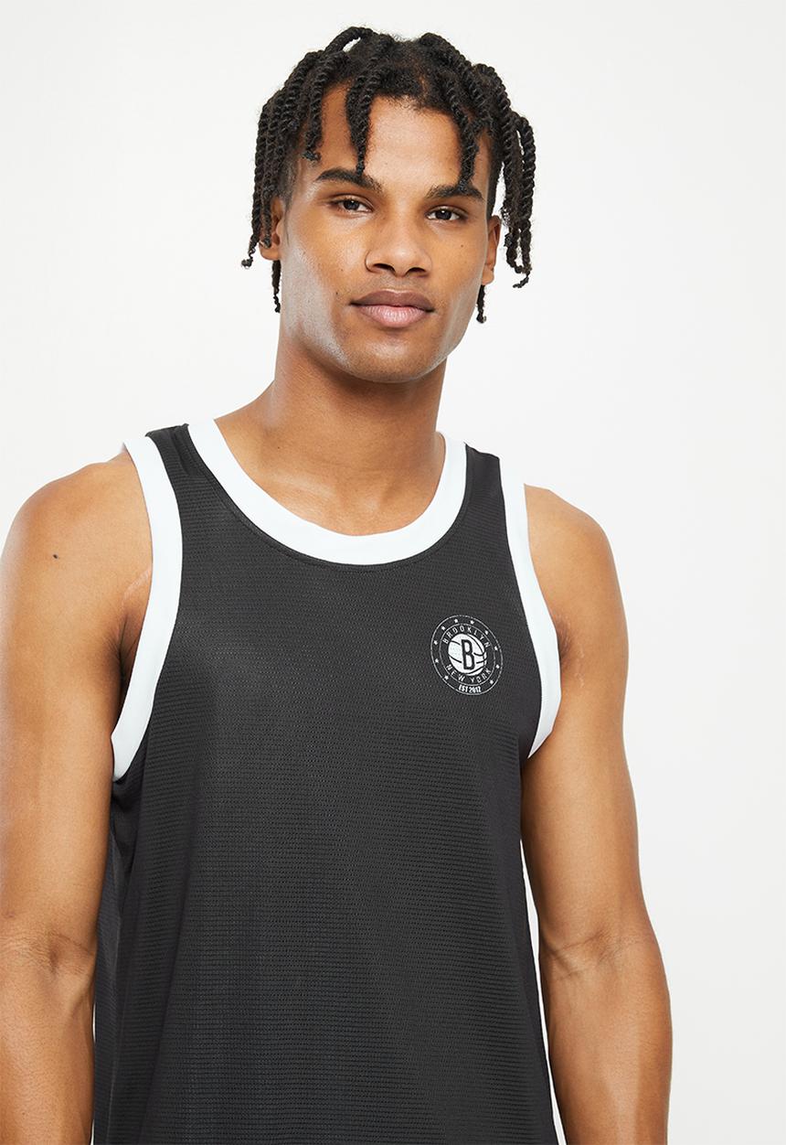 NBA - Brooklyn nets fashion mesh rockstar vest - black