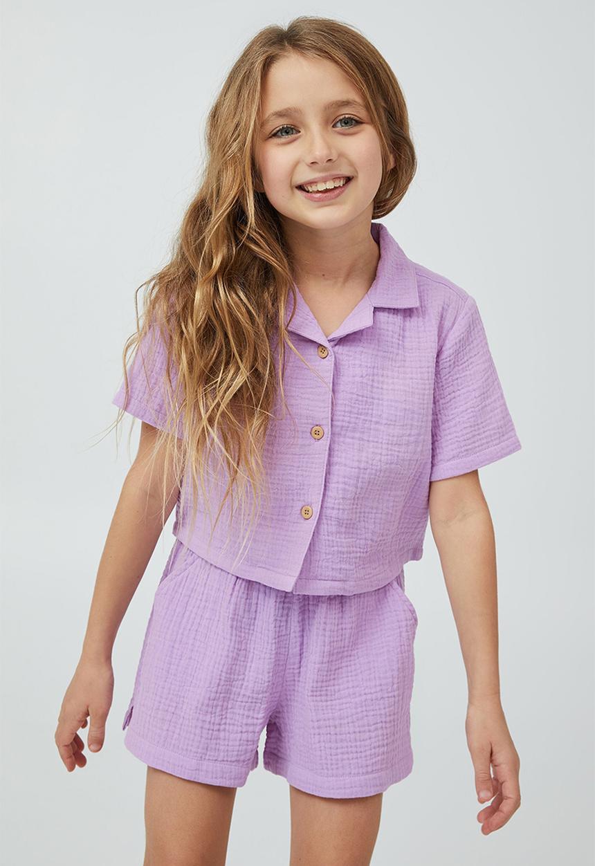 Cotton On - Gia resort shirt - unicorn dreams