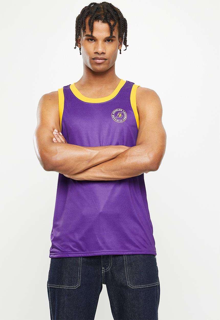 NBA - La lakers fashion mesh rockstar vest - purple