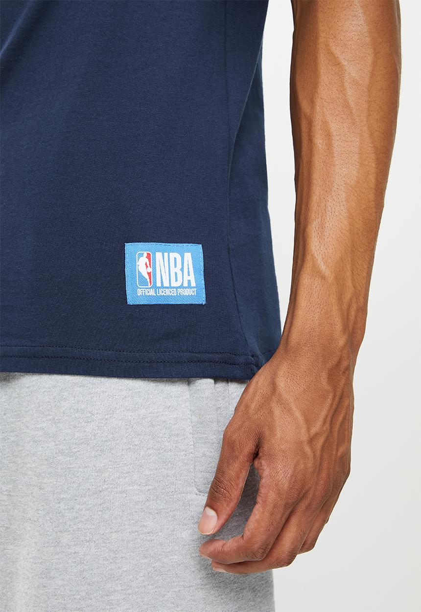 NBA - Nba core flag print print tee - navy