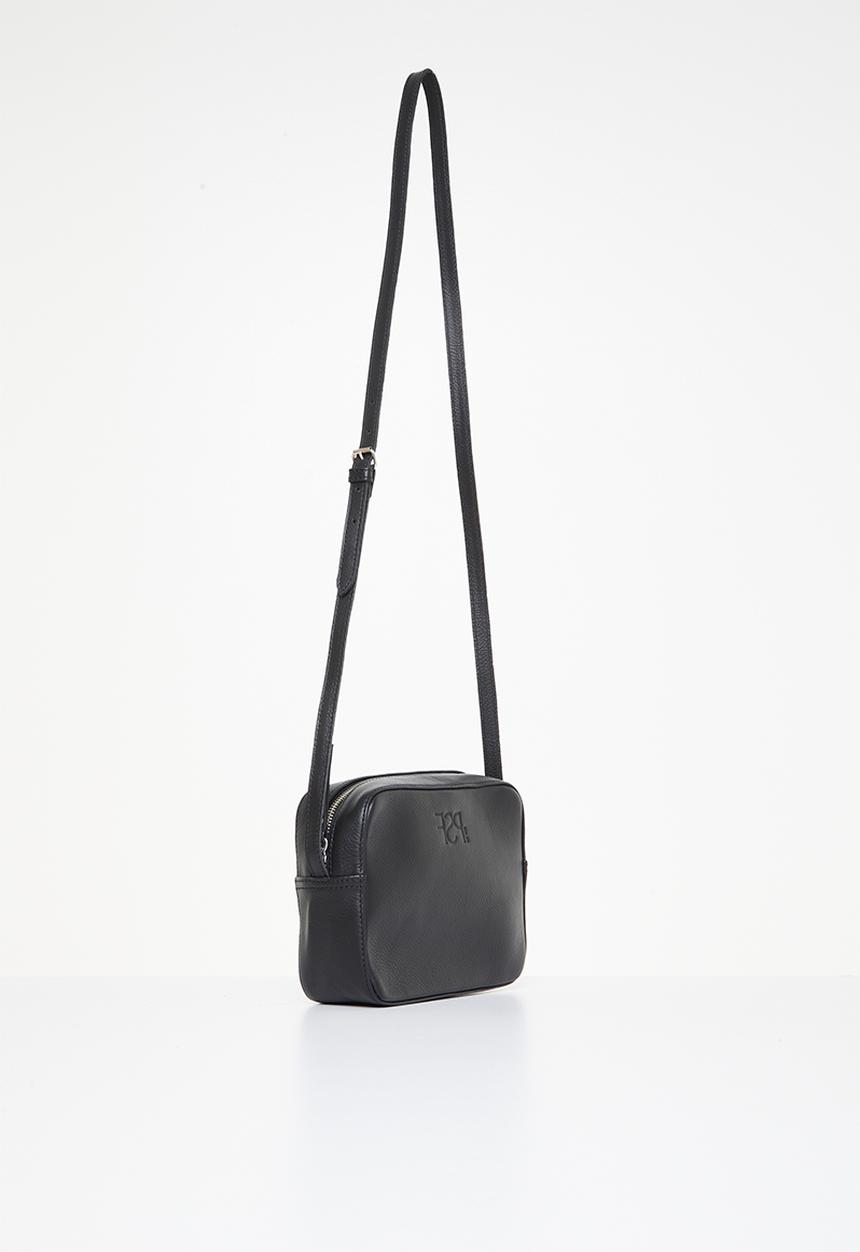FSP Collection - Abi leather camera bag - black
