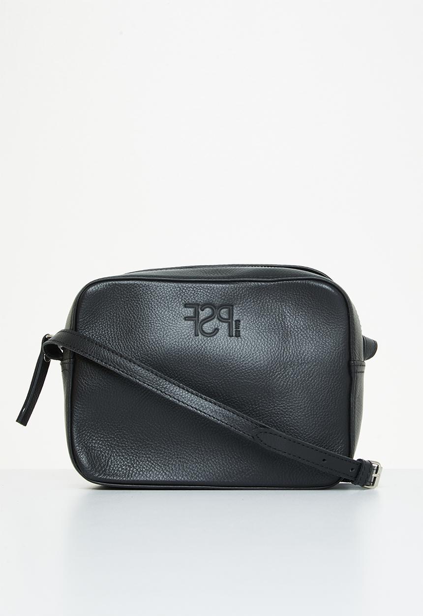 FSP Collection - Abi leather camera bag - black