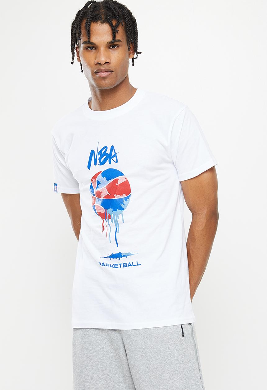 NBA - Nba fashion paint ball print T-shirt - white