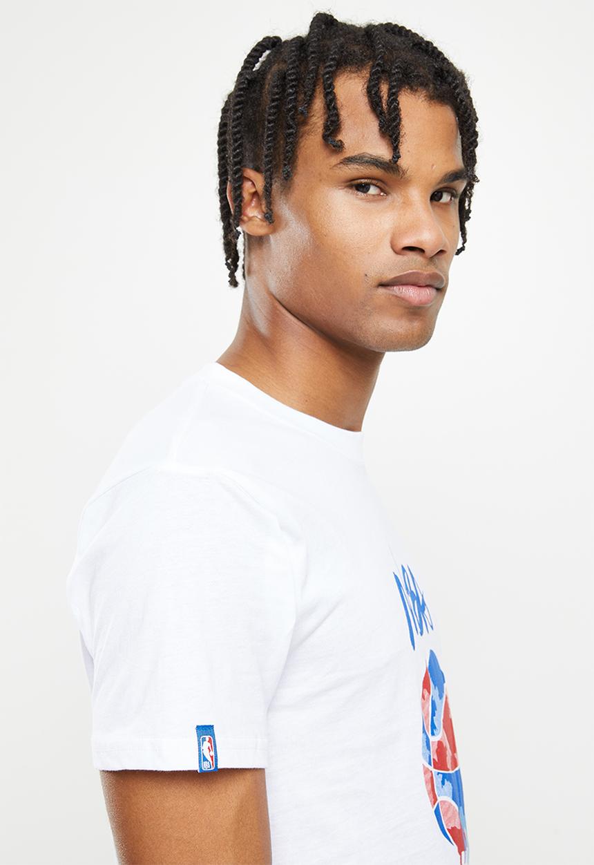 NBA - Nba fashion paint ball print T-shirt - white