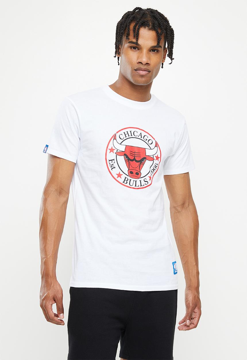 NBA - Chicago bulls core badge print tee - white