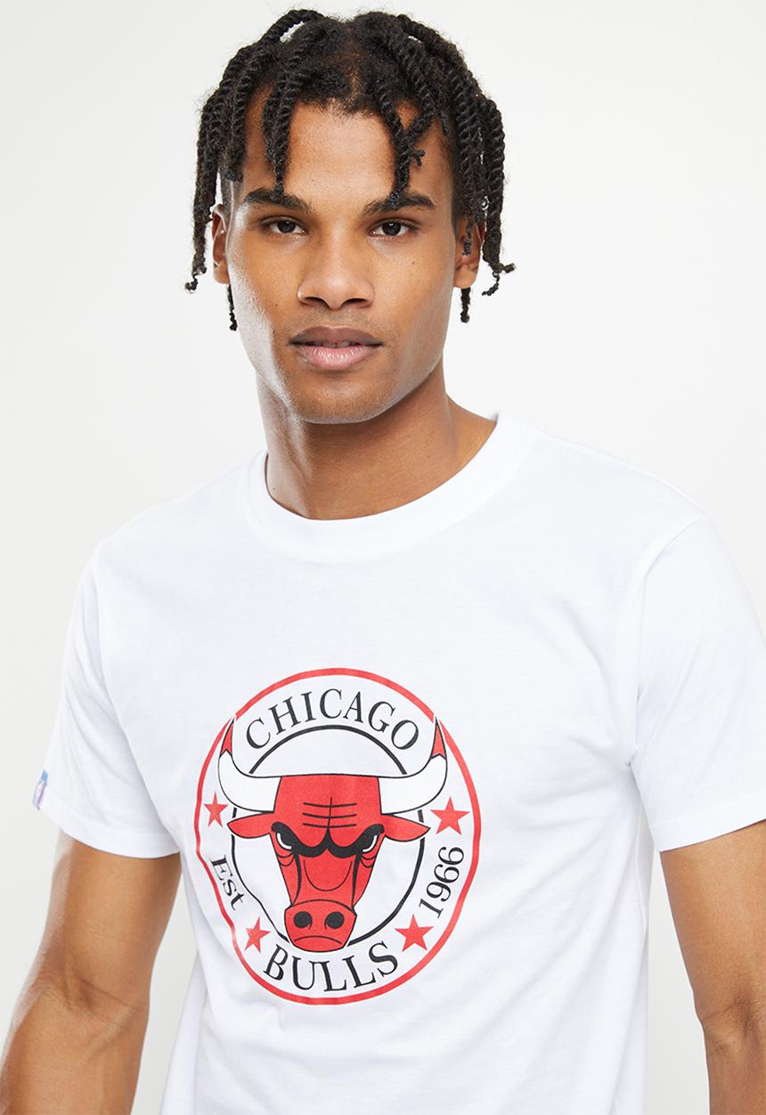 NBA - Chicago bulls core badge print tee - white