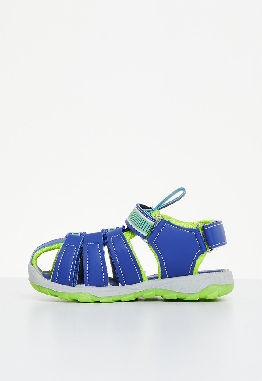 Tom Tom - Boys sandal - blue & yellow 1