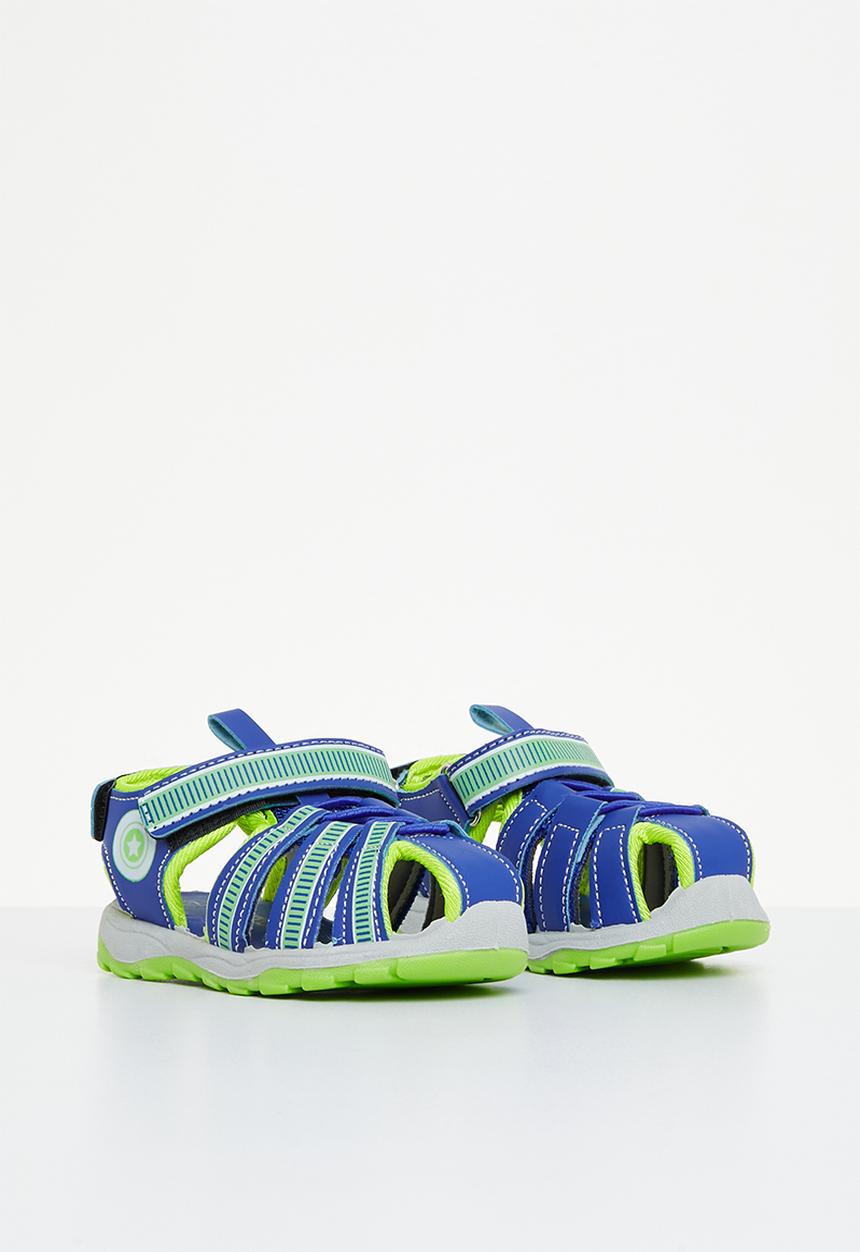 Tom Tom - Boys sandal - blue & yellow 1
