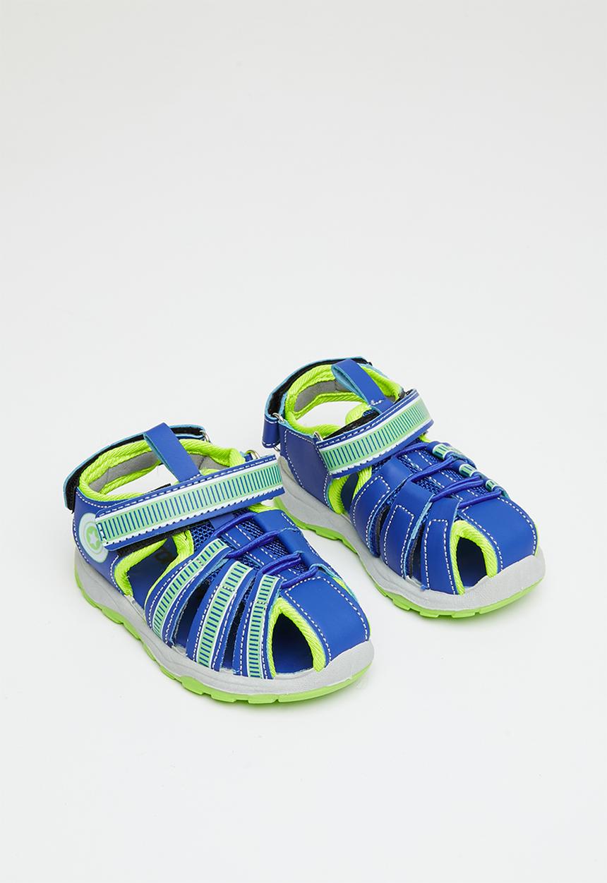 Tom Tom - Boys sandal - blue & yellow 1