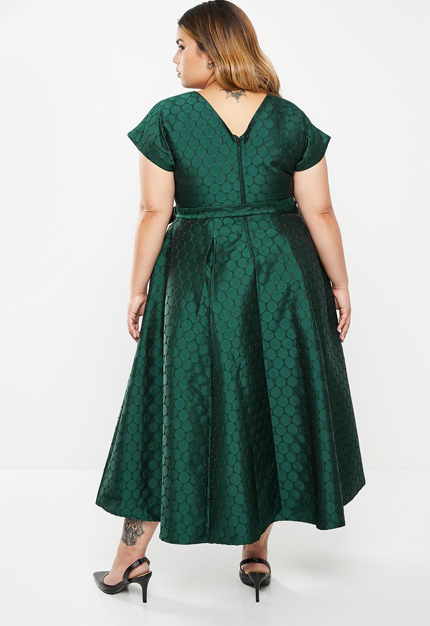 AMANDA LAIRD CHERRY - Plus zweli dress - bottle & black spot