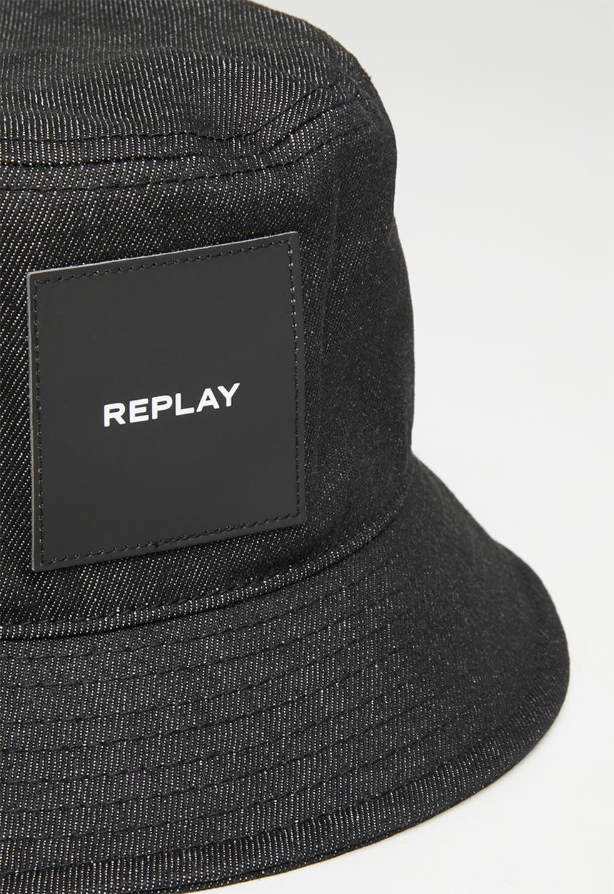 Replay bucket hat - denim black