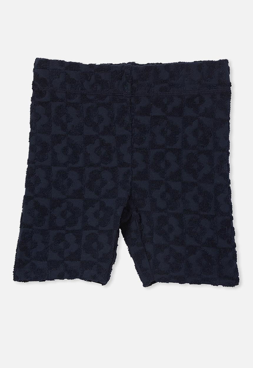 Cotton On - Hailey bike short - navy blazer/geo floral