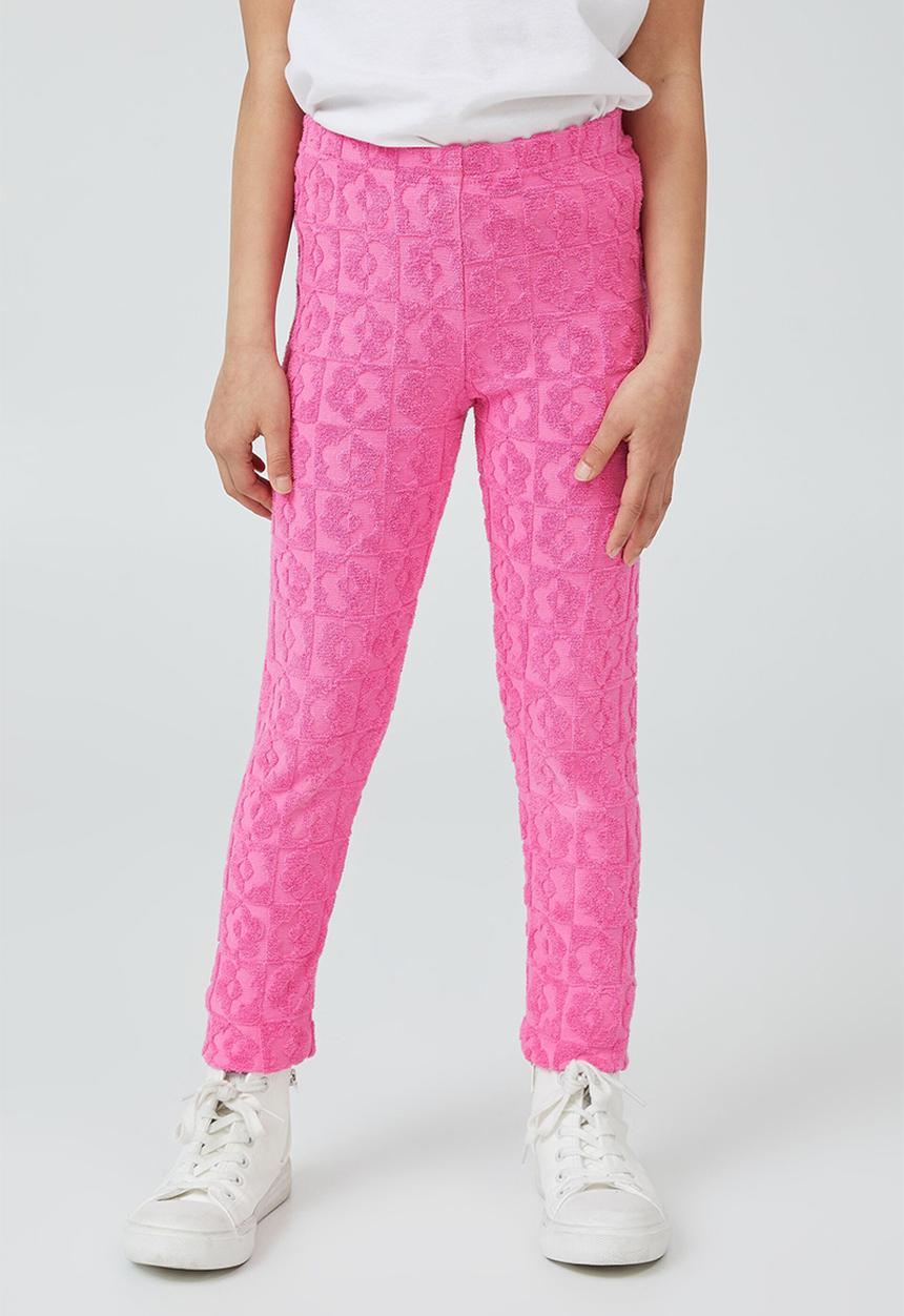 Cotton On - Huggie tights - pink pop/geo floral