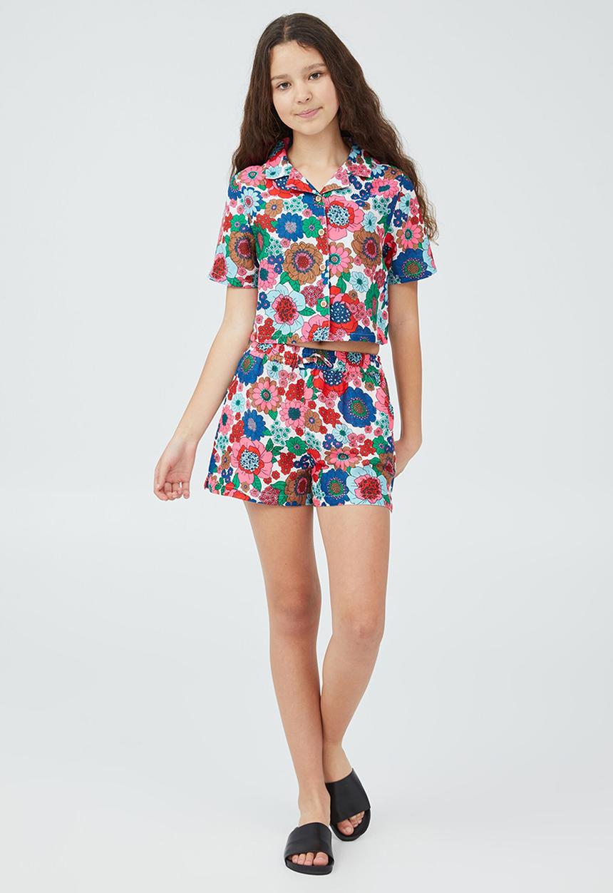 Cotton On - Gina resort shirt - vanilla/lenny floral