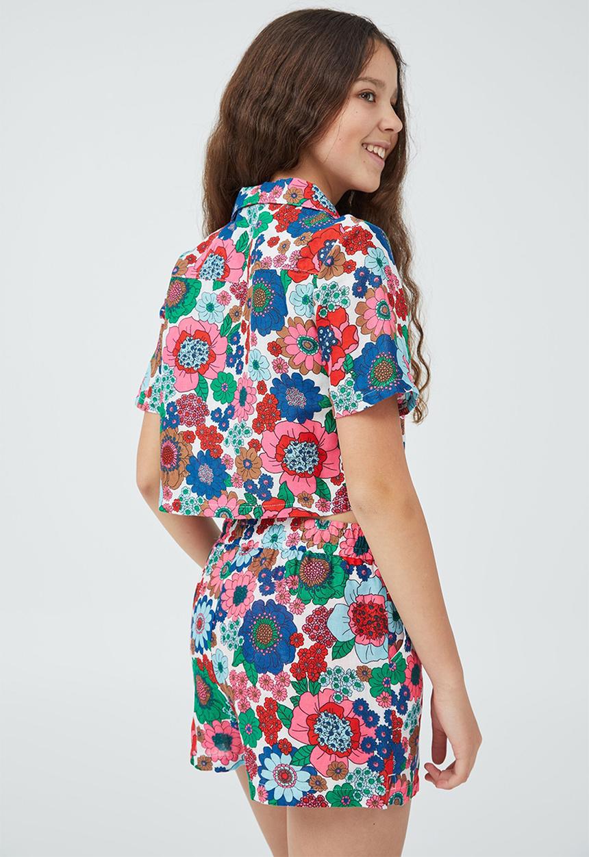 Cotton On - Gina resort shirt - vanilla/lenny floral