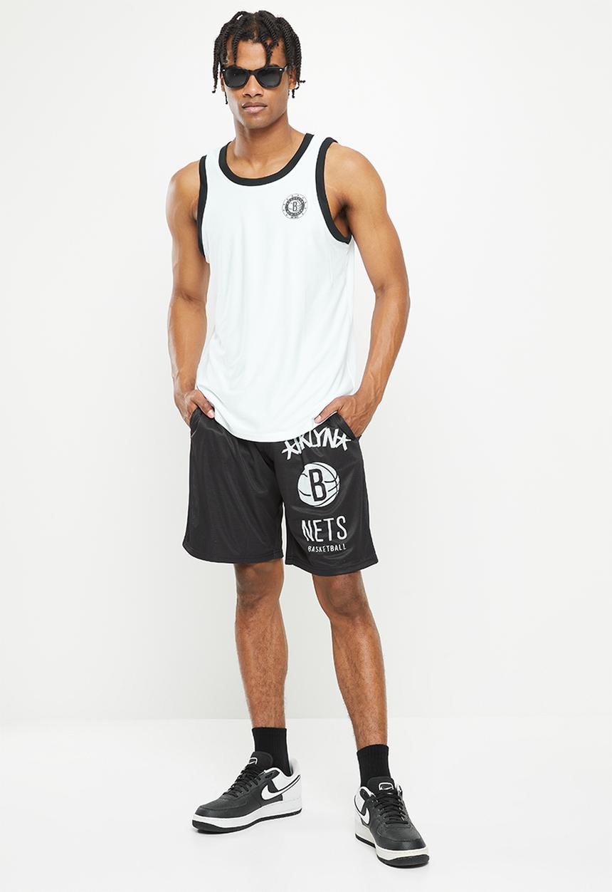 NBA - Brooklyn nets core rockstar mesh shorts - black