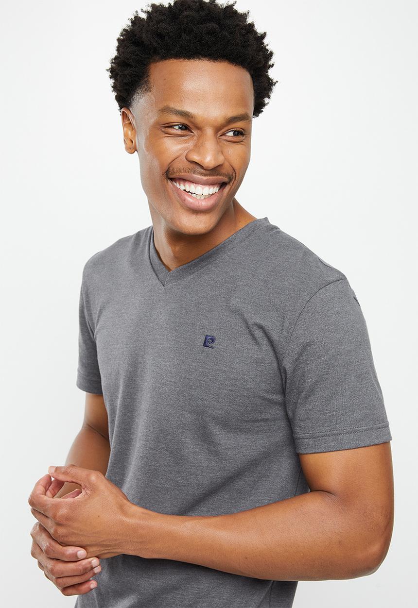 Pierre Cardin - Pc arthur v-neck - dark grey