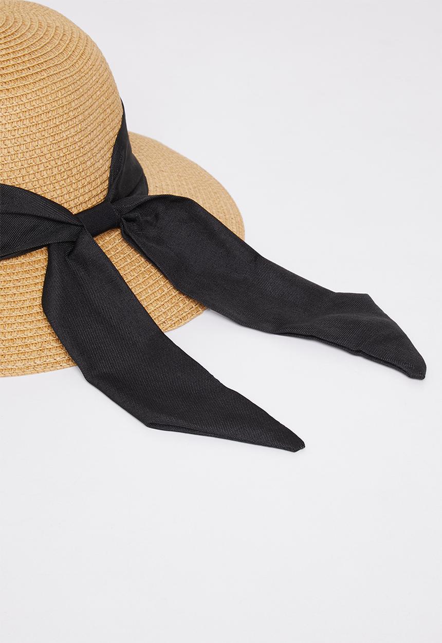 Superbalist - Claudia straw hat - natural/black