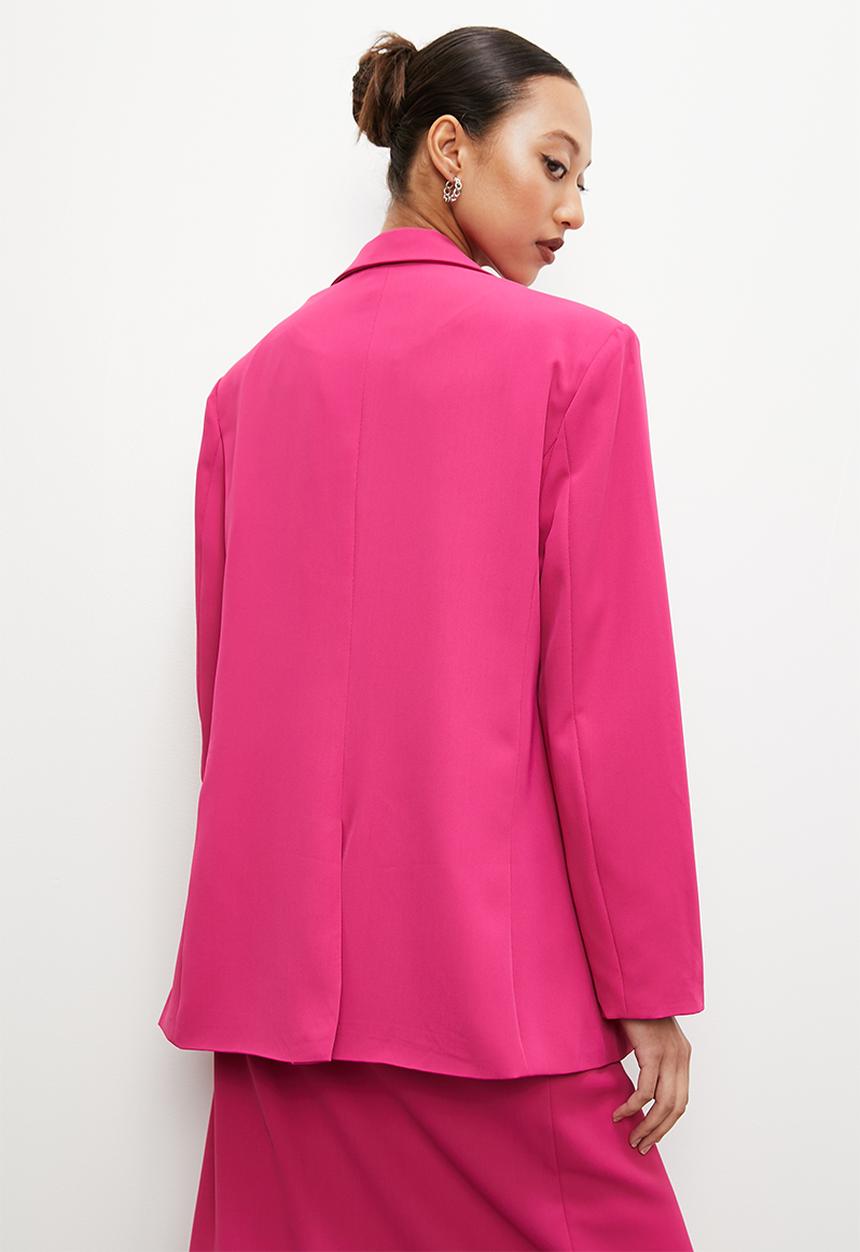 VELVET - Co-ord luxe jacket - pink