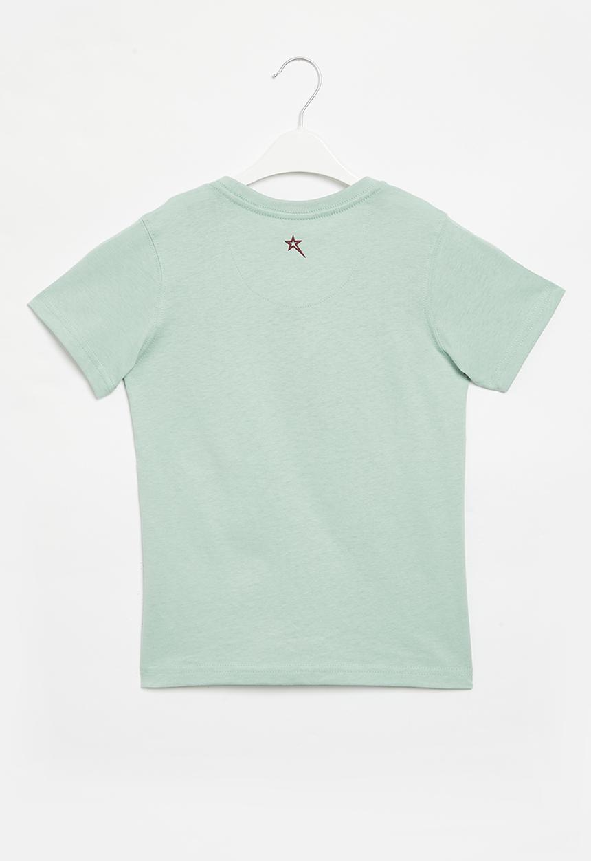 SOVIET - B azlan boys short sleeve logo tee - biscay blue