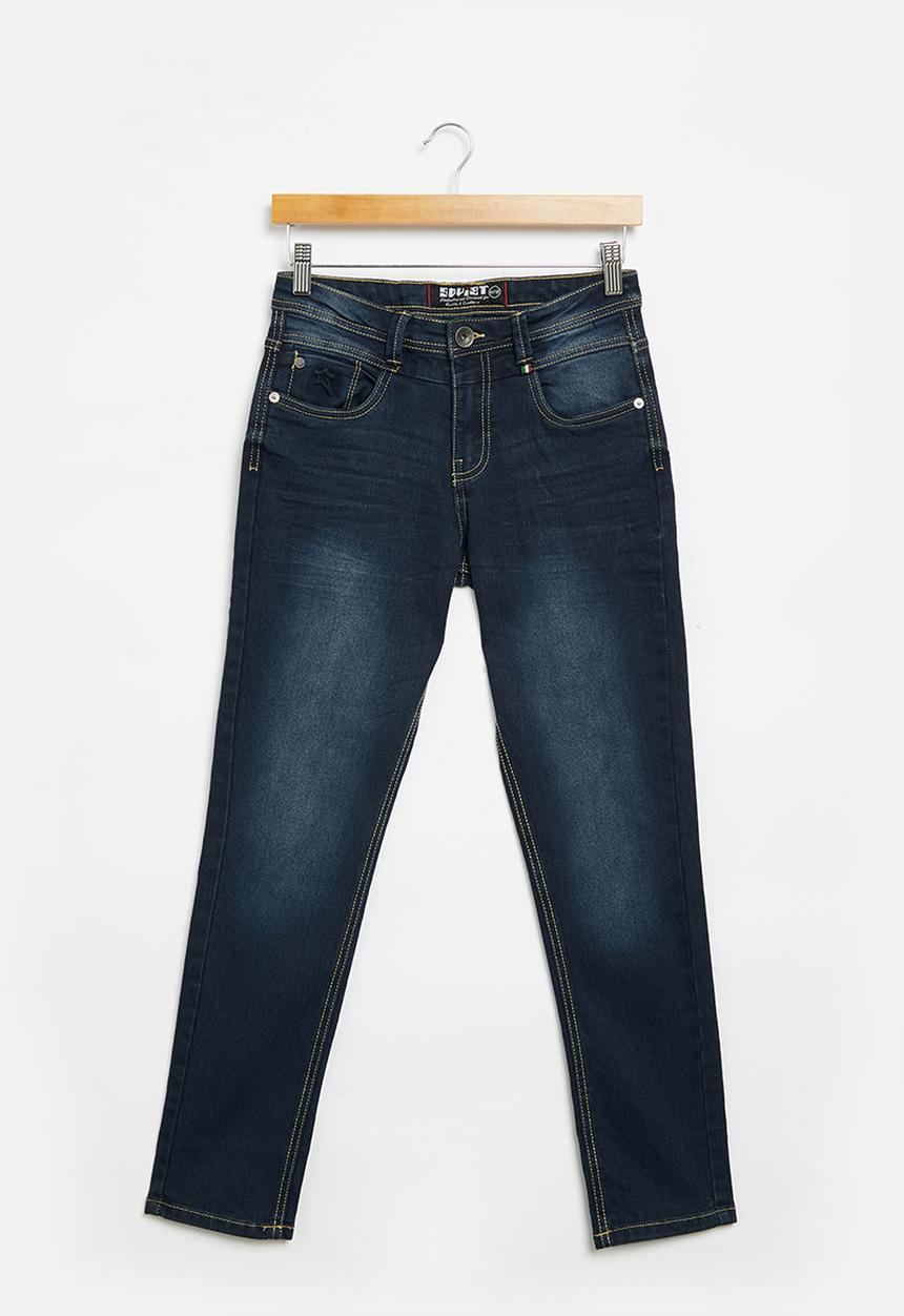 SOVIET - B lamont boys skinny denim - mid indigo