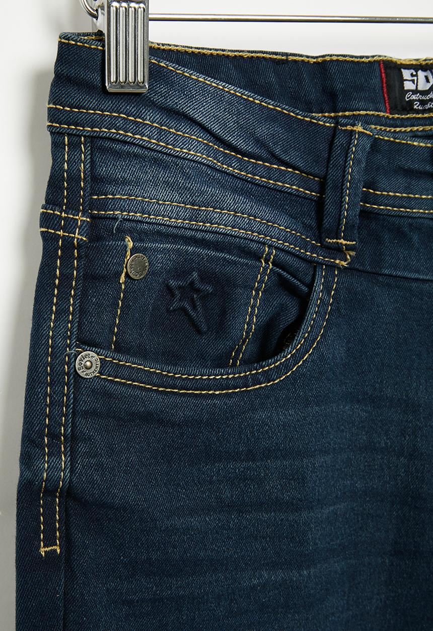 SOVIET - B lamont boys skinny denim - mid indigo