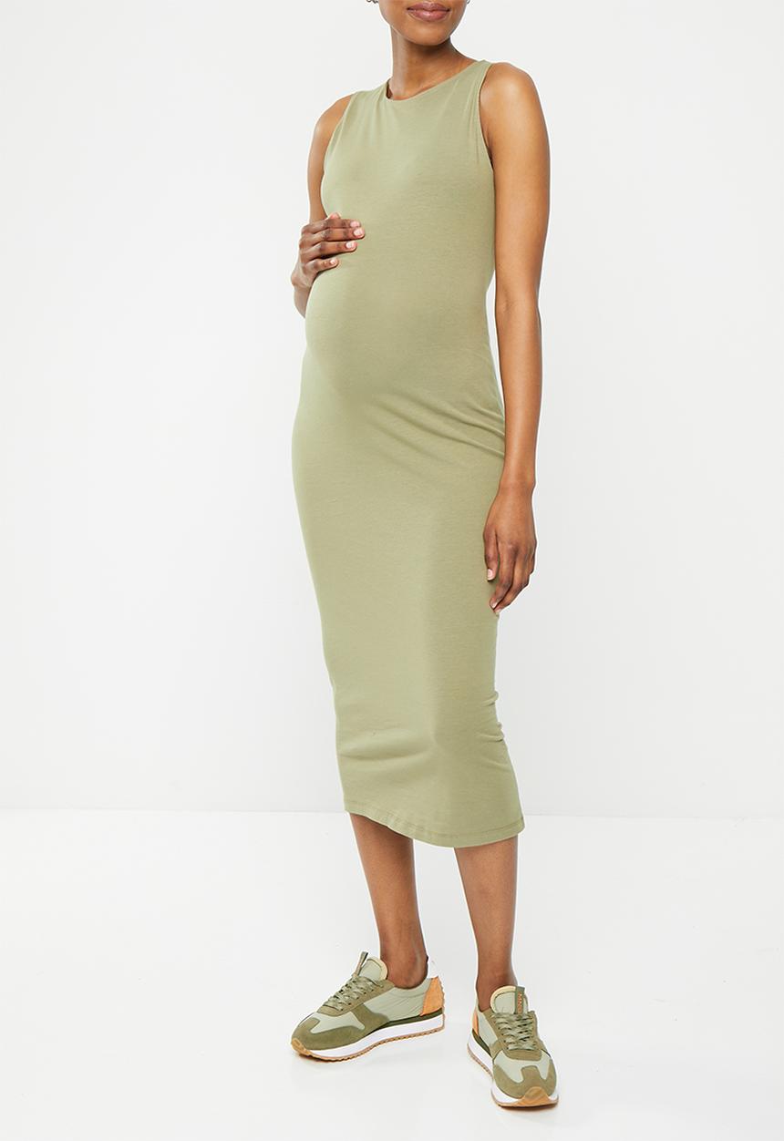 Superbalist - Maternity inner support tank dress - khaki