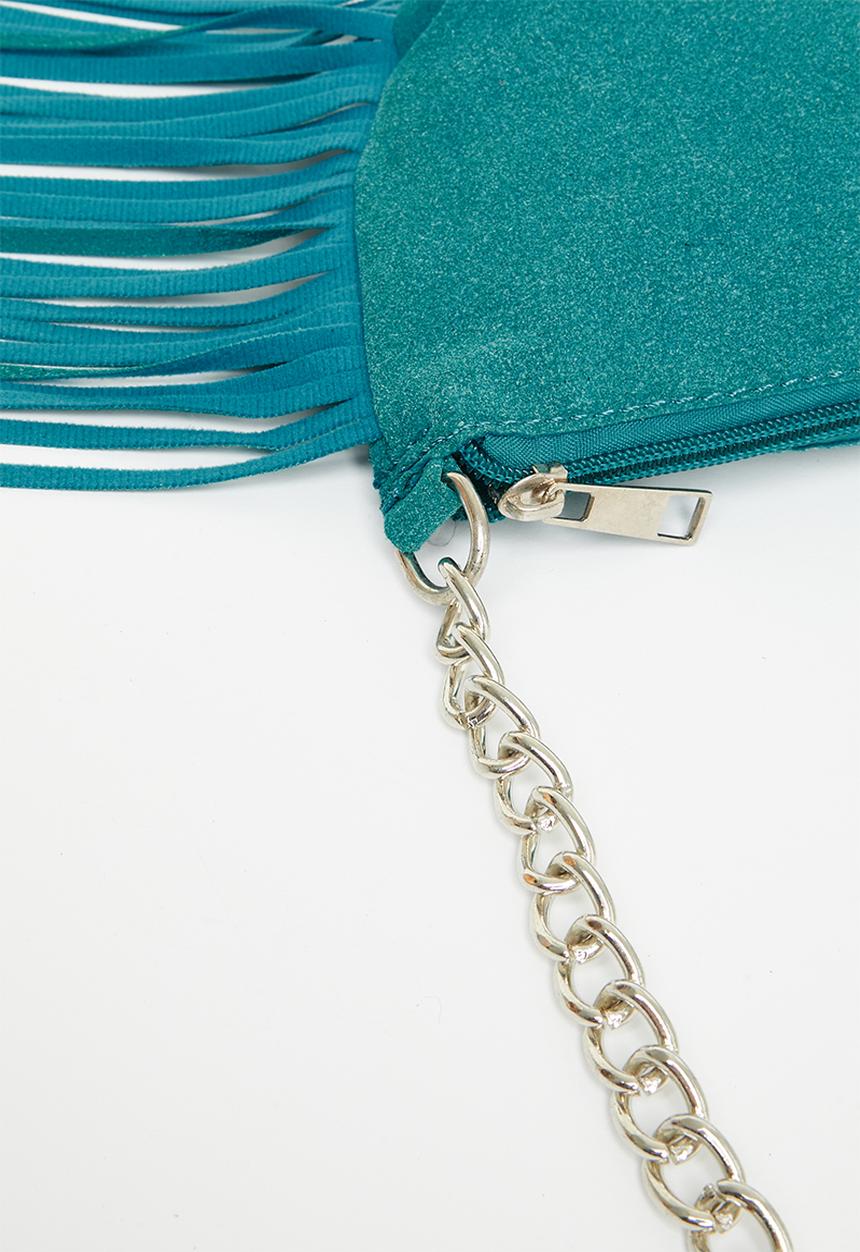 Superbalist - Liz fringe shoulder bag - blue