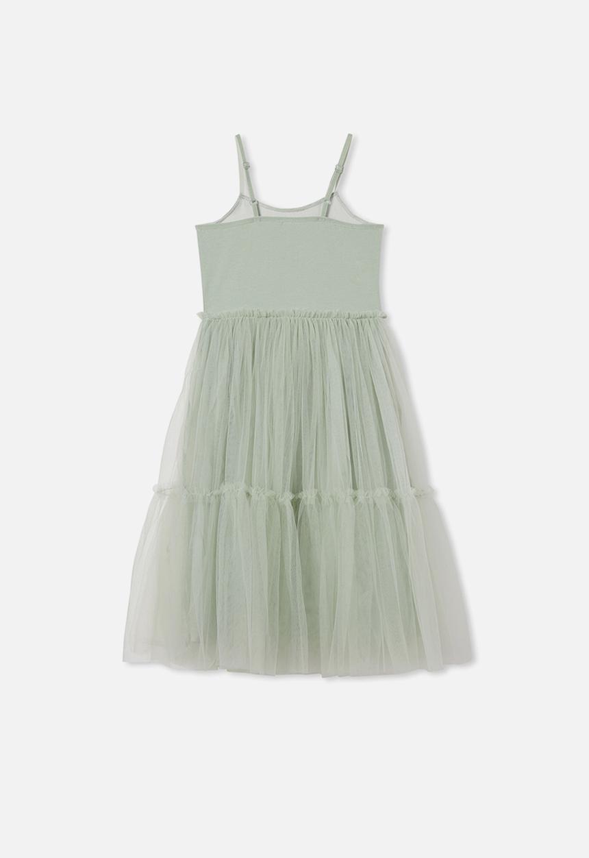 Cotton On - Iris dress up dress - stone green/rainbow
