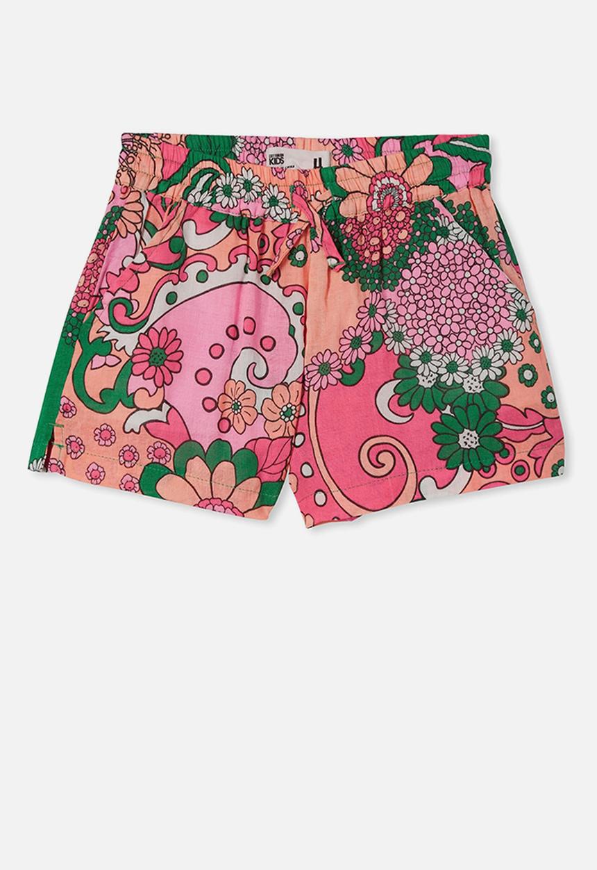 Cotton On - Kelsie short - bright paisley floral
