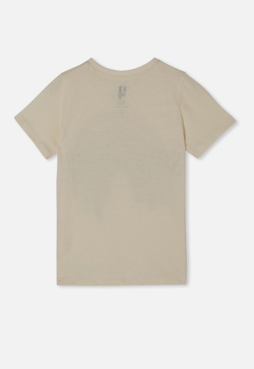 Cotton On - Penelope short sleeve tee-dark vanilla/somewhere rainbow