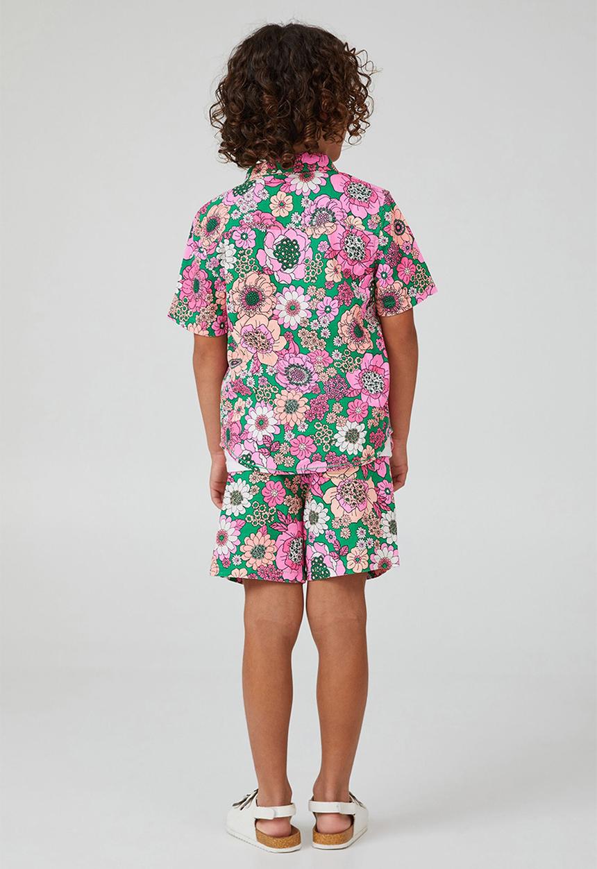 Cotton On - Los cabos short - toffee apple/lenny floral