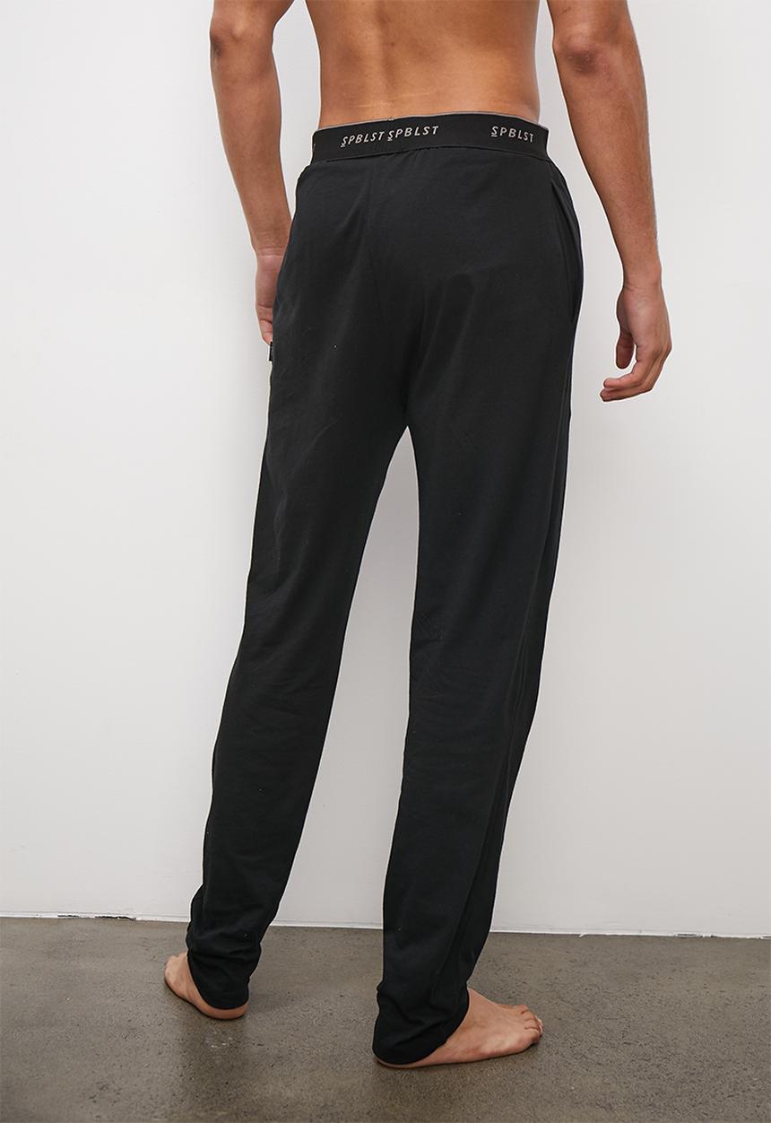 Superbalist - Plain regular long lounge pant - black