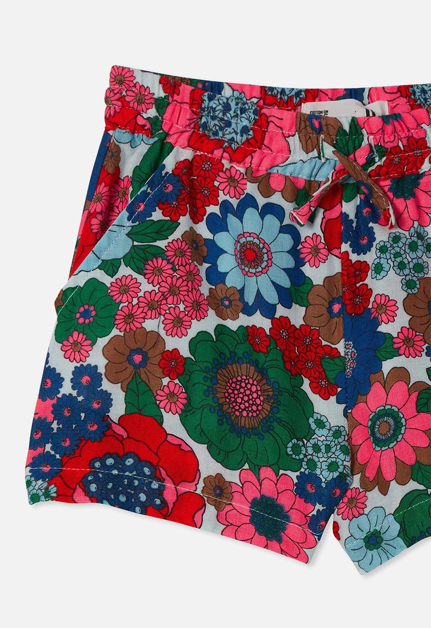 Cotton On - Kelsie short - vanilla/lenny floral