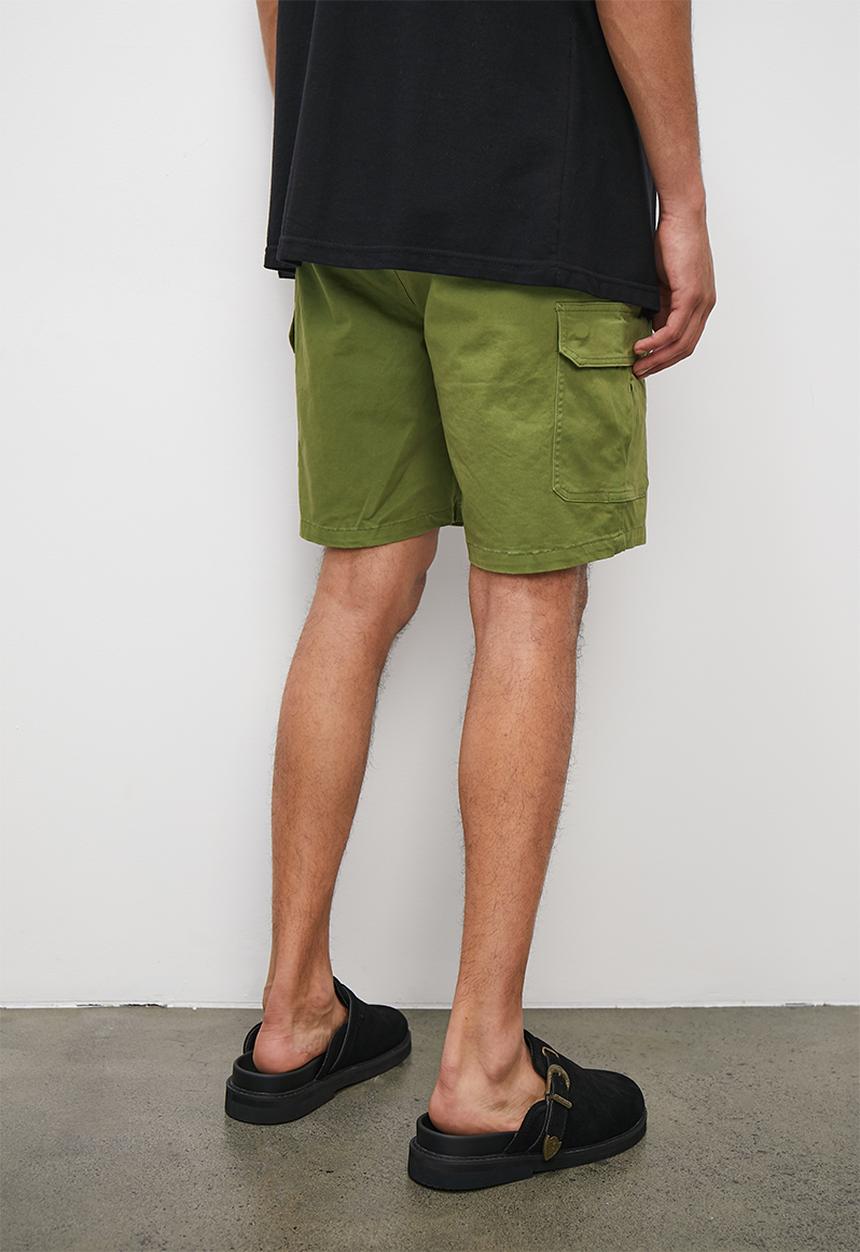 Superbalist - Twill utility pull on - olive
