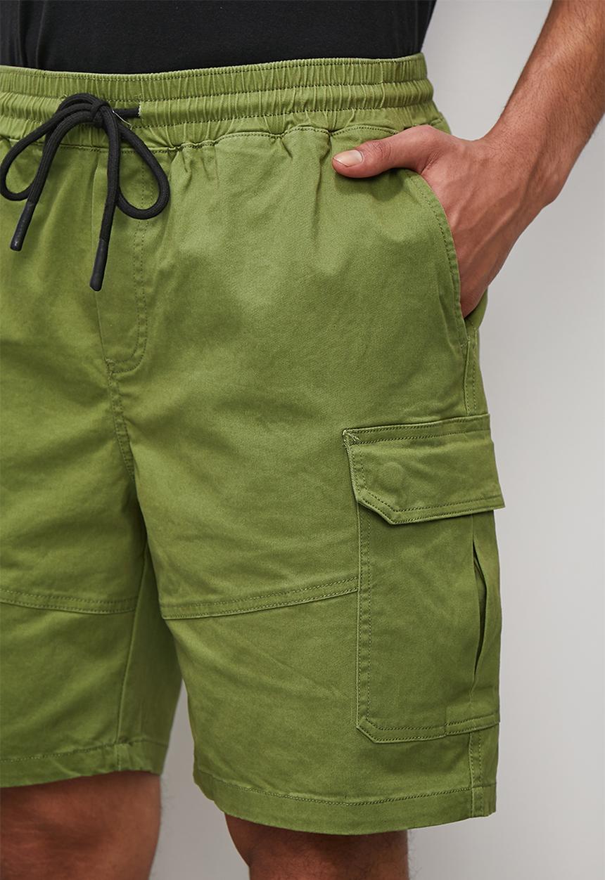Superbalist - Twill utility pull on - olive