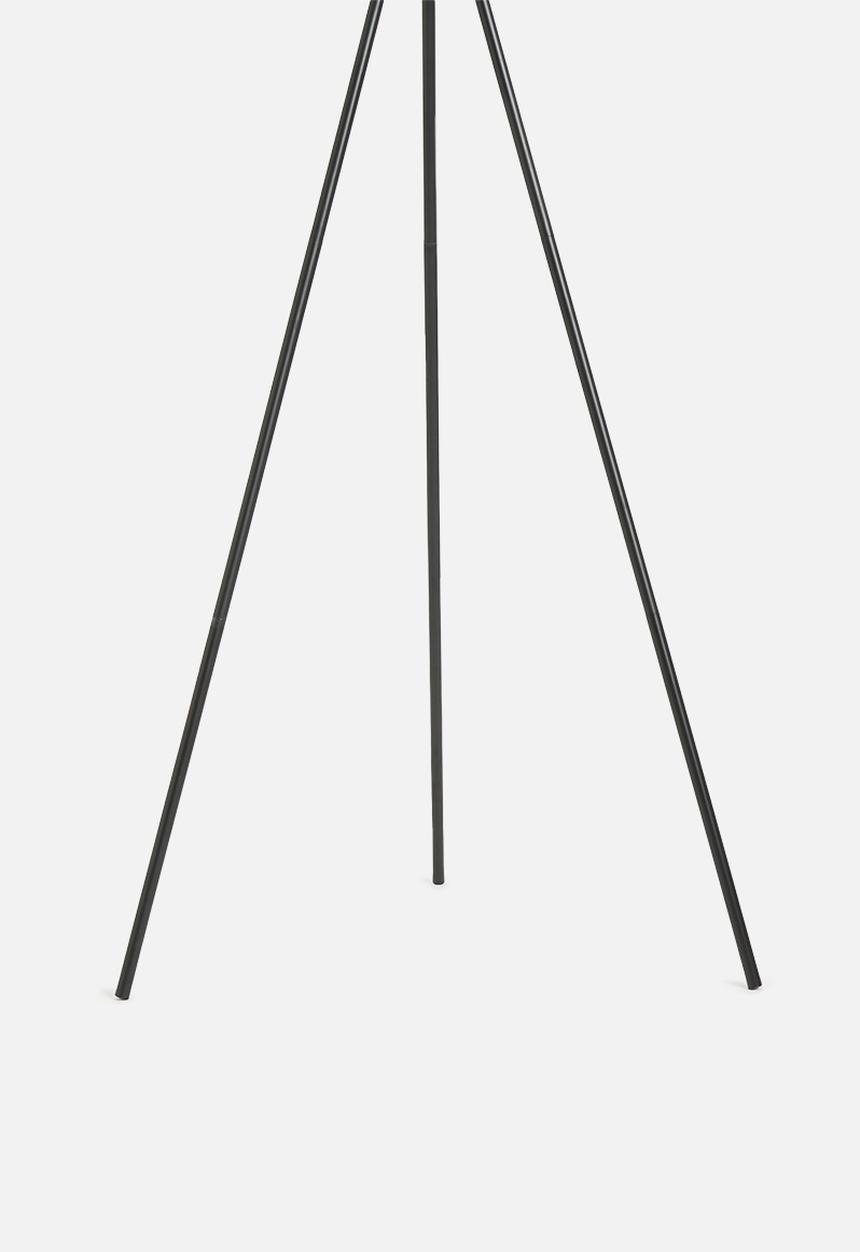 Sixth Floor - Finley floor lamp - black & natural