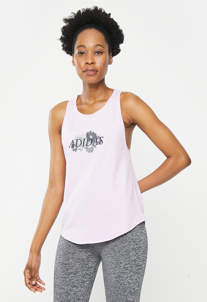 adidas Performance - W flor g tank - bliss lilac