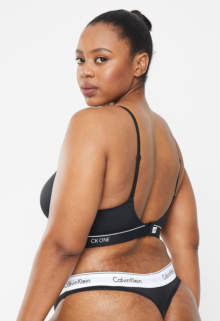 Calvin Klein - Ck lightly lined bralette - black