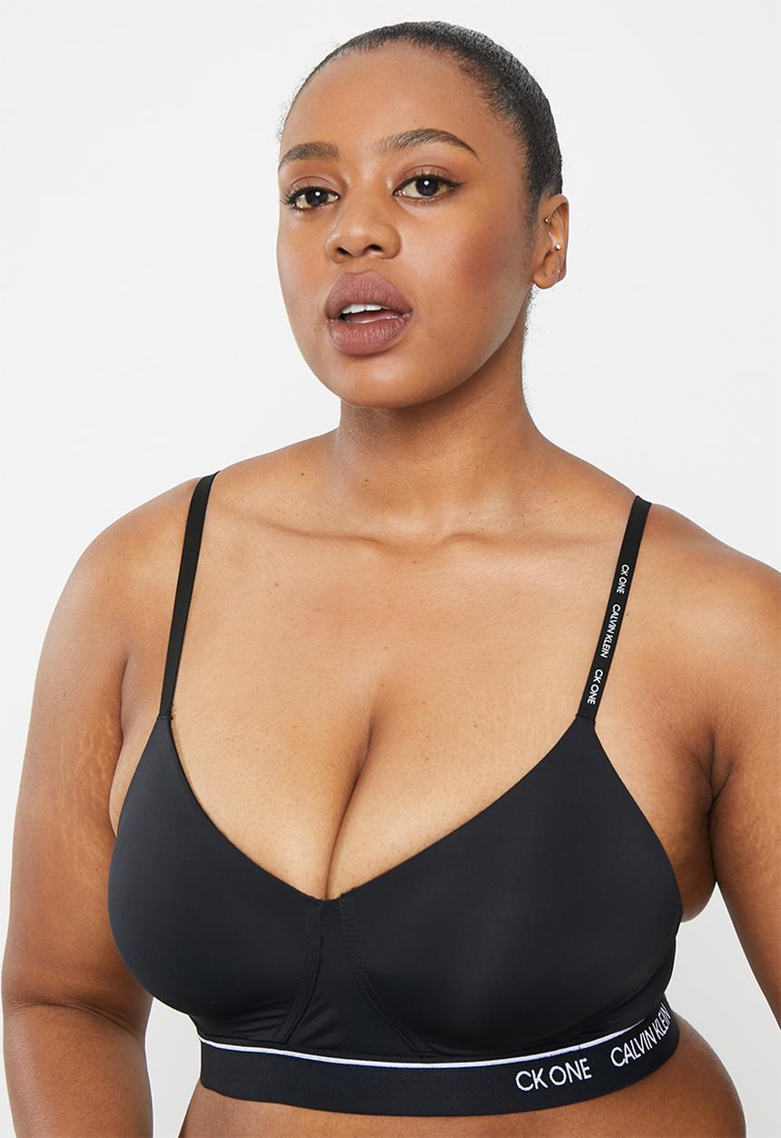 Calvin Klein - Ck lightly lined bralette - black