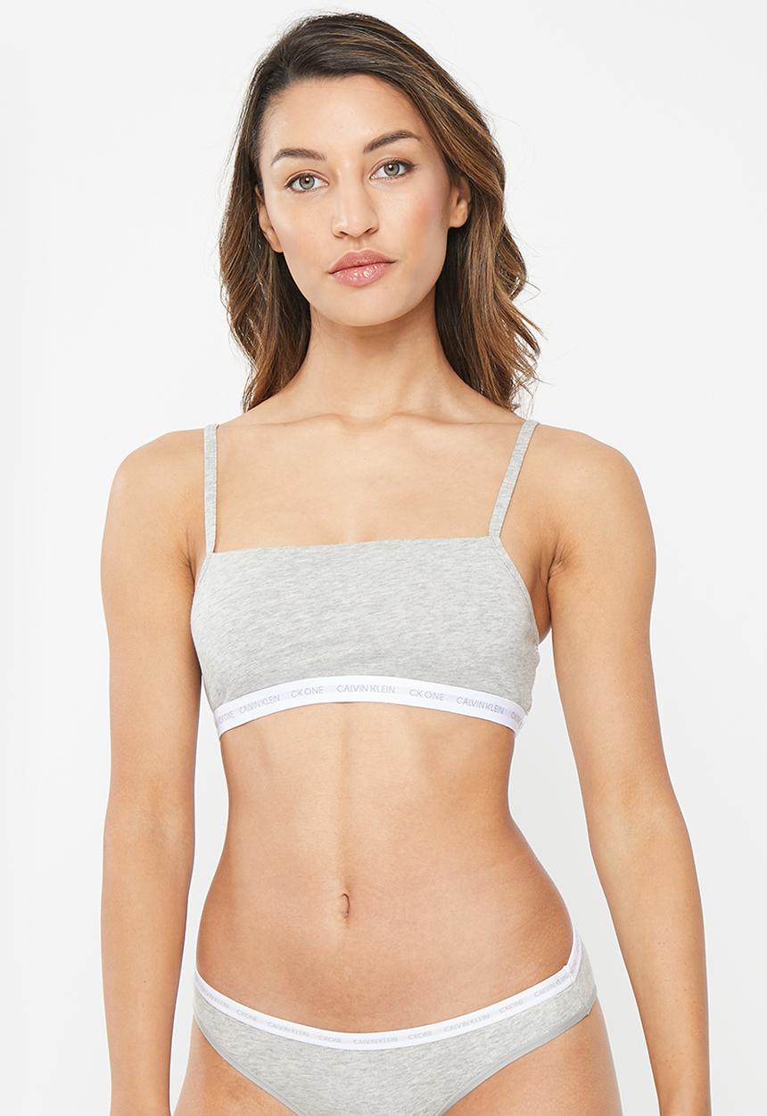 Calvin Klein - Ck unlined bralette 2-pack - grey heather