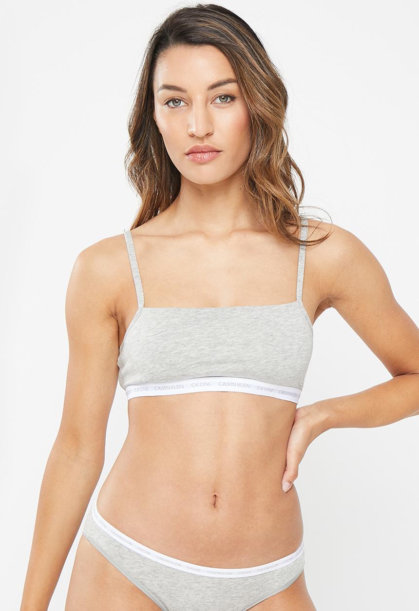 Calvin Klein - Ck unlined bralette 2-pack - grey heather