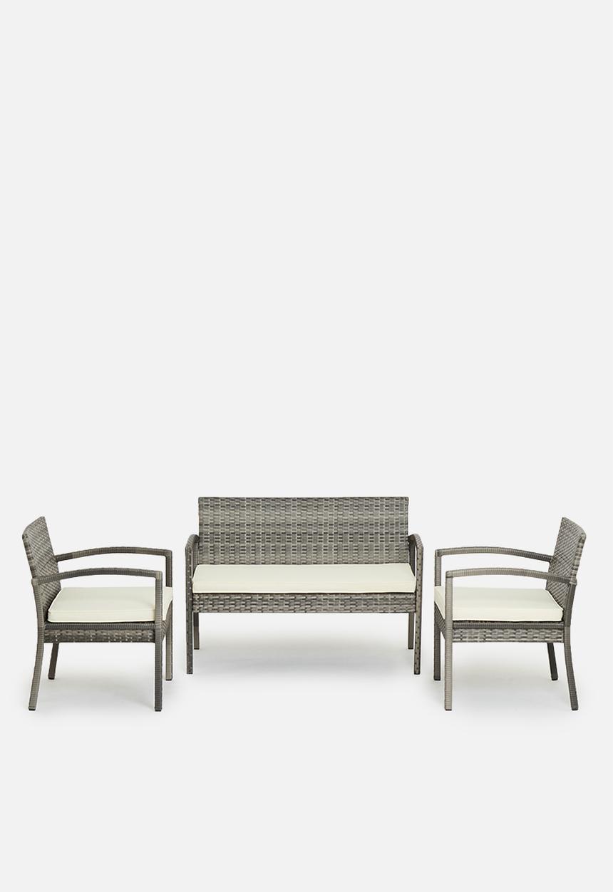 Sixth Floor - Tropez outdoor furniture set- grey