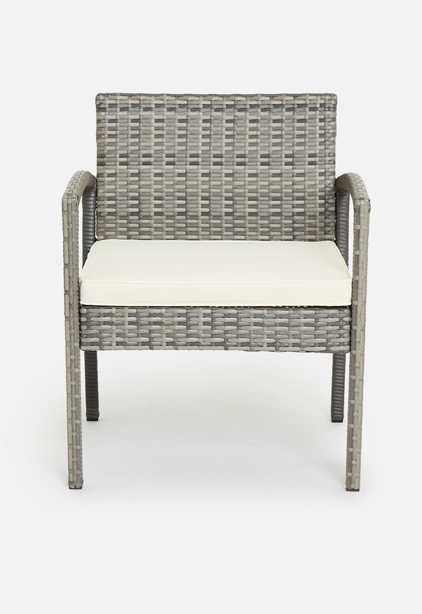 Sixth Floor - Tropez outdoor furniture set- grey