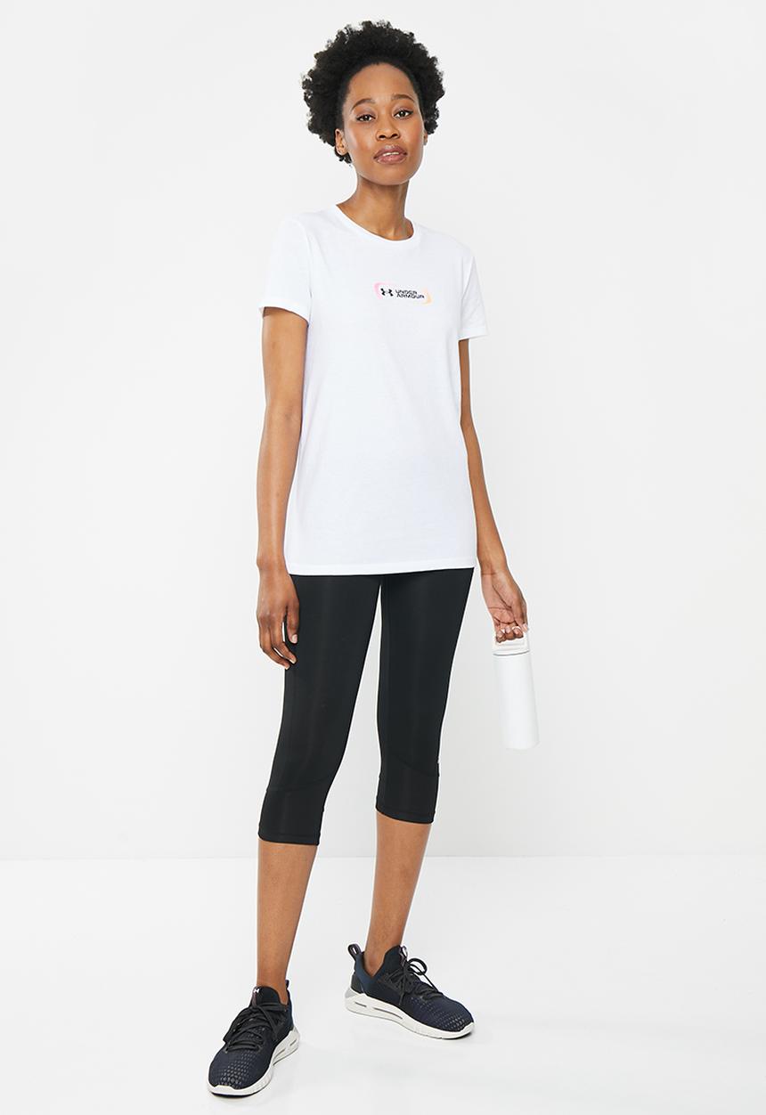 Under Armour - Ua gradient pill short sleeve - white