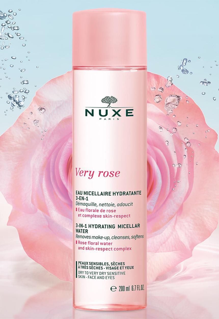 NUXE - Very Rose Hydrating Cleansing Water - Dry Skin