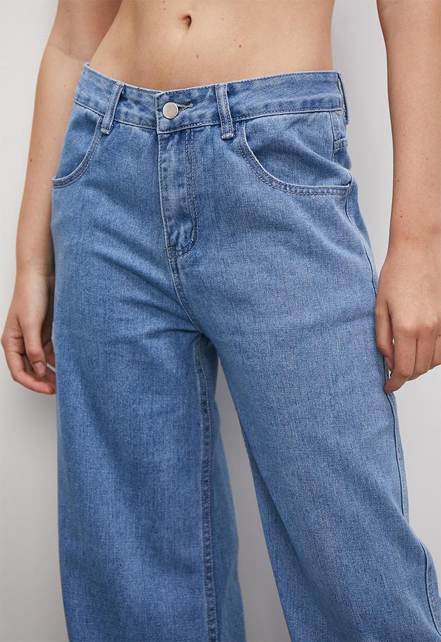 Blake - Denim cargo - blue denim