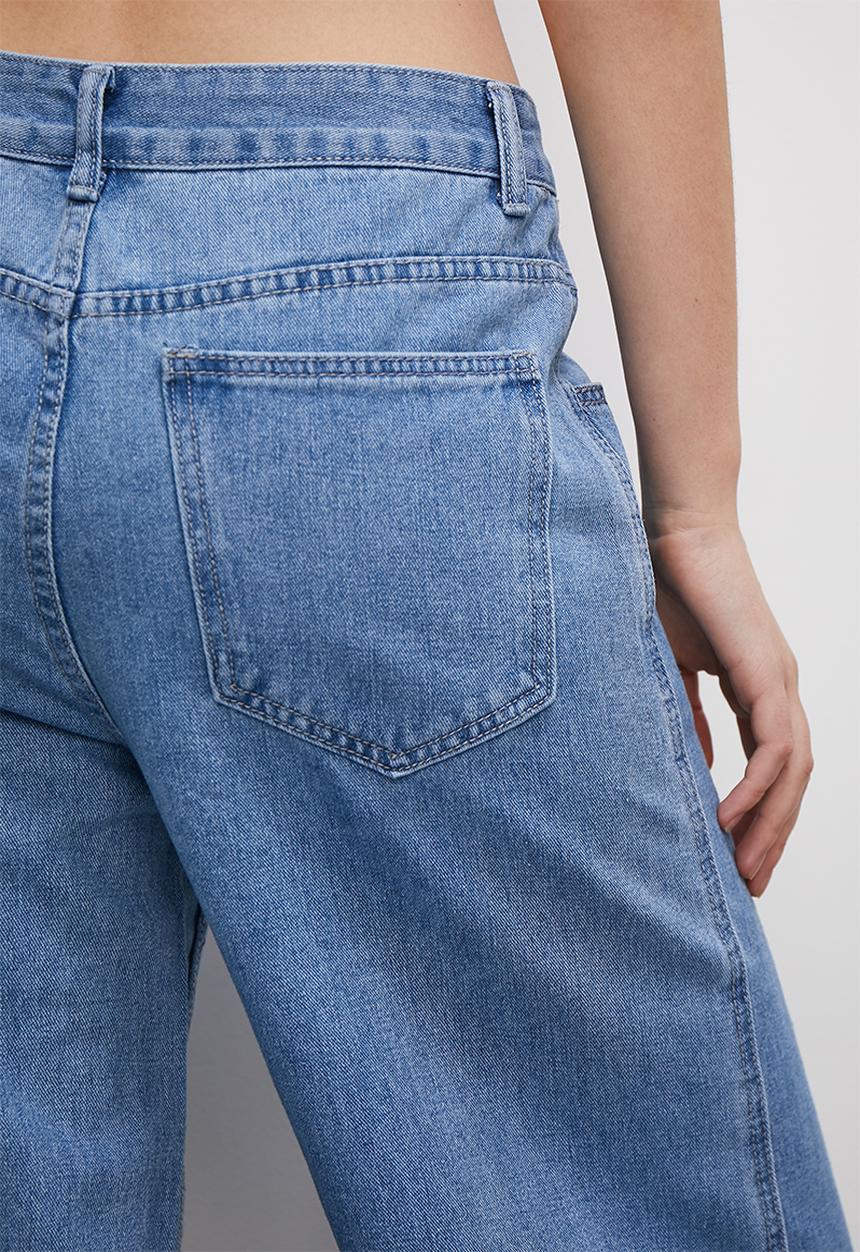 Blake - Denim cargo - blue denim