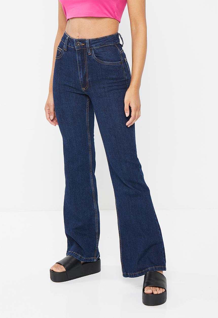 Cotton On - Petite flare jean - rinse blue