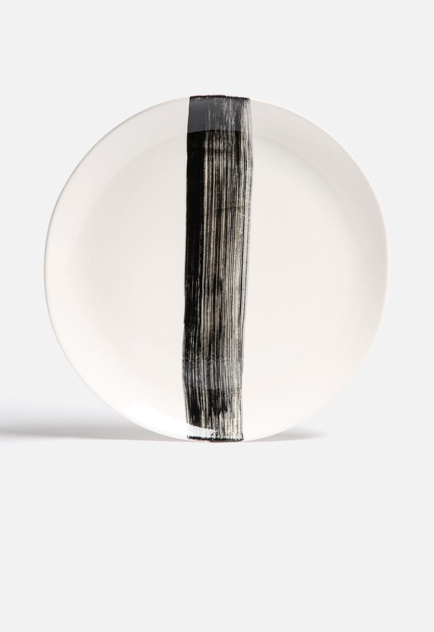 Urchin Art - Set of 4 Brushstroke Dinner Plates